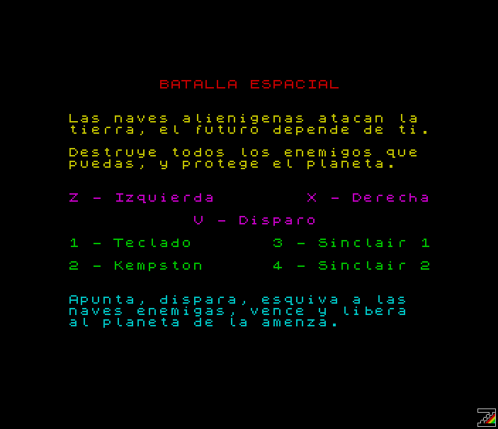 Ensamblador ZX Spectrum, comienza la partida