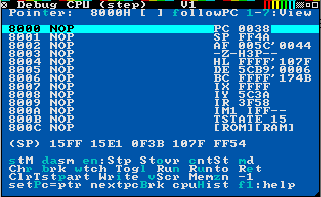 Ensamblador ZX Spectrum Marciano 15x0B