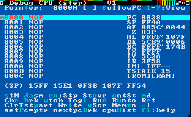 Ensamblador ZX Spectrum Marciano 15x0C
